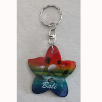 Airbrushed Keychains, Made From Wood