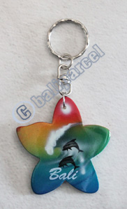 Airbrushed Keychains, Made From Wood