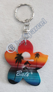 Airbrushed Keychains, Made From Wood