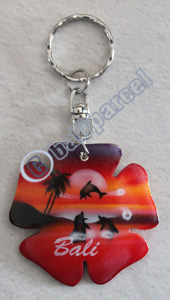 Airbrushed Keychains, Made From Wood