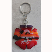 Airbrushed Keychains, Made From Wood