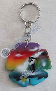Airbrushed Keychains, Made From Wood