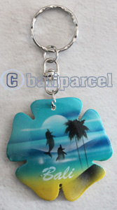 Airbrushed Keychains, Made From Wood