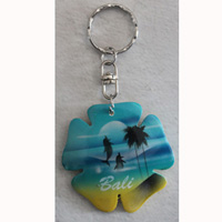Airbrushed Keychains, Made From Wood
