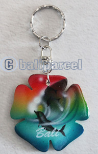 Airbrushed Keychains, Made From Wood