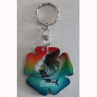 Airbrushed Keychains, Made From Wood