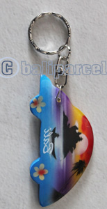 Airbrushed Keychains, Made From Wood