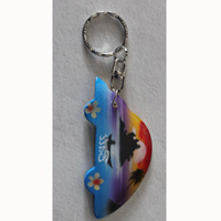 Airbrushed Keychains, Made From Wood