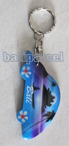 Airbrushed Keychains, Made From Wood