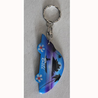 Airbrushed Keychains, Made From Wood