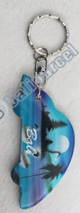 Airbrushed Keychains, Made From Wood