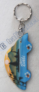 Airbrushed Keychains, Made From Wood