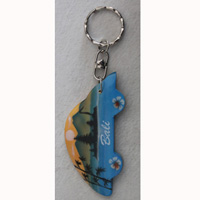 Airbrushed Keychains, Made From Wood