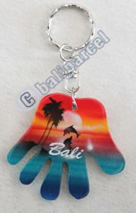 Airbrushed Keychains, Made From Wood