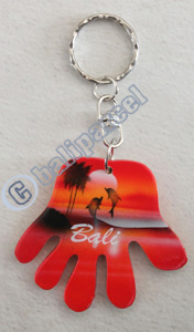 Airbrushed Keychains, Made From Wood