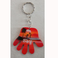 Airbrushed Keychains, Made From Wood