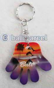Airbrushed Keychains, Made From Wood