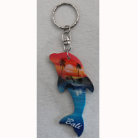 Airbrushed Keychains, Made From Wood
