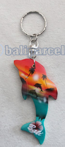 Airbrushed Keychains, Made From Wood