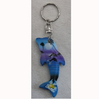 Airbrushed Keychains, Made From Wood