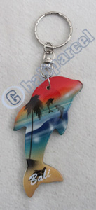Airbrushed Keychains, Made From Wood