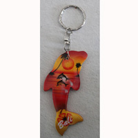 Airbrushed Keychains, Made From Wood