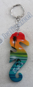 Airbrushed Keychains, Made From Wood