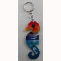 Airbrushed Keychains, Made From Wood