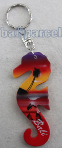 Airbrushed Keychains, Made From Wood