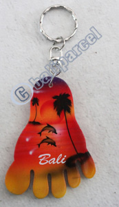 Airbrushed Keychains, Made From Wood