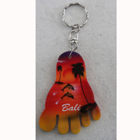 Airbrushed Keychains, Made From Wood