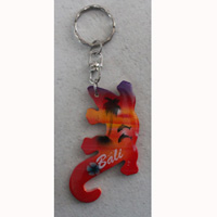 Airbrushed Keychains, Made From Wood