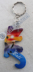 Airbrushed Keychains, Made From Wood