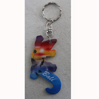 Airbrushed Keychains, Made From Wood