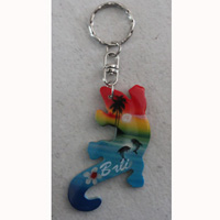 Airbrushed Keychains, Made From Wood