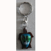 Airbrushed Keychains, Made From Wood