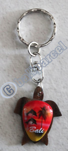 Airbrushed Keychains, Made From Wood