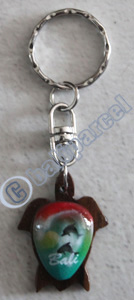 Airbrushed Keychains, Made From Wood