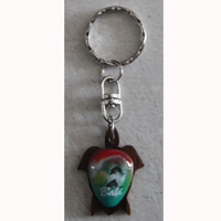 Airbrushed Keychains, Made From Wood