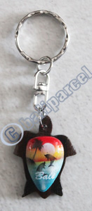Airbrushed Keychains, Made From Wood