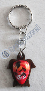 Airbrushed Keychains, Made From Wood