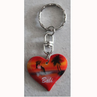 Airbrushed Keychains, Made From Wood