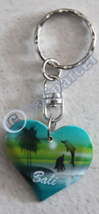 Airbrushed Keychains, Made From Wood