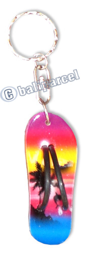 Airbrushed Keychains, Made From Wood