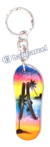 Airbrushed Keychains, Made From Wood