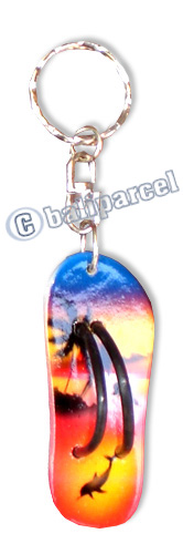 Airbrushed Keychains, Made From Wood