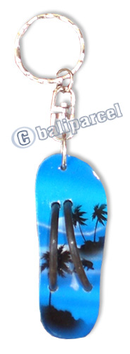 Airbrushed Keychains, Made From Wood