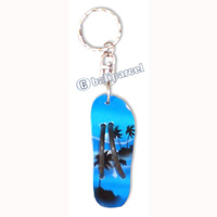 Airbrushed Keychains, Made From Wood