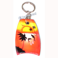 Airbrushed Keychains, Made From Wood