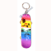 Airbrushed Keychains, Made From Wood